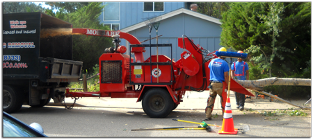 Morbark Wood Chipper